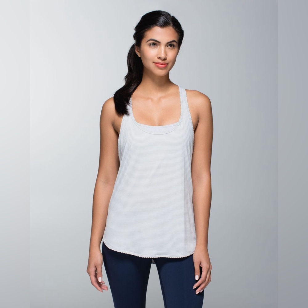 Lululemon 105 F Singlet Tank *Silver